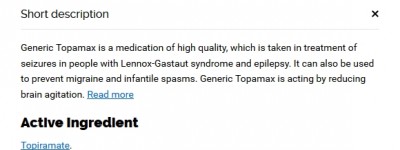 Get Topiramate Online – Best Pharmacy Online-offers